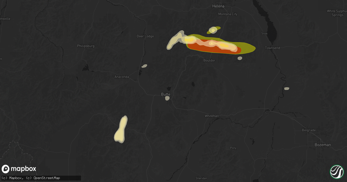 Hail Map In Butte MT On July 16 2026 HailTrace Sales Meta 